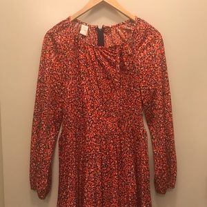 Vintage multicolor long sleeve dress